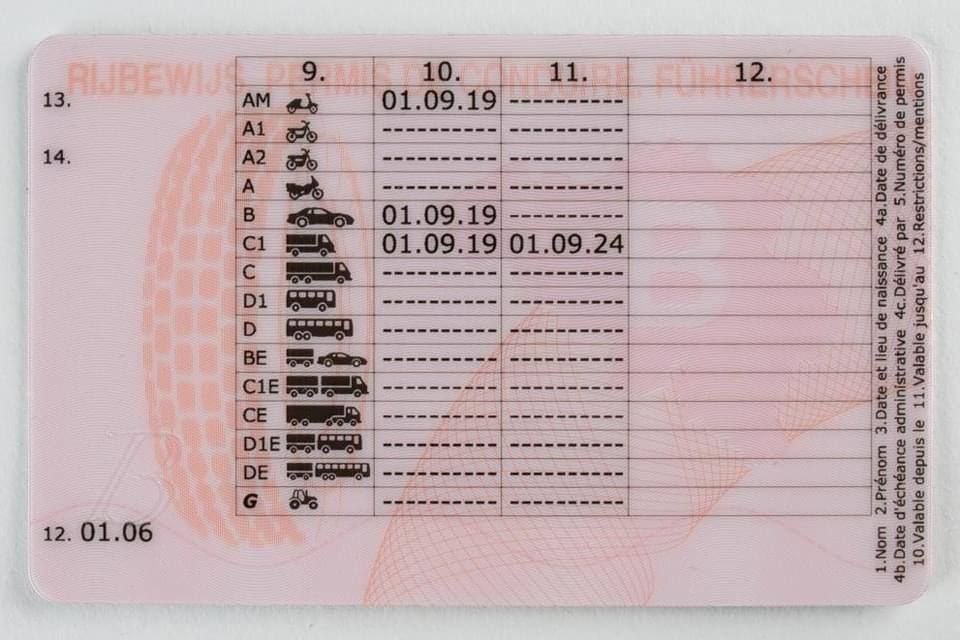 geregistreerd rijbewijs kopen